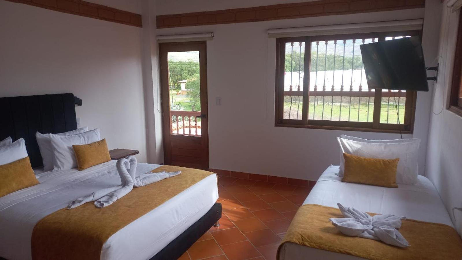 Hotel Santa Barbara Sachica Villa de Leyva Eksteriør bilde